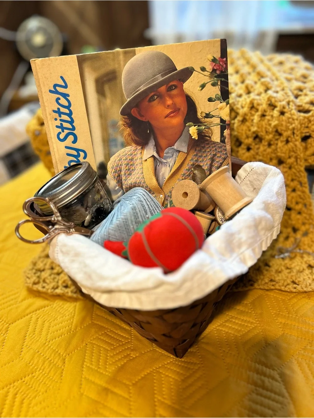 The ultimate cozy basket!
